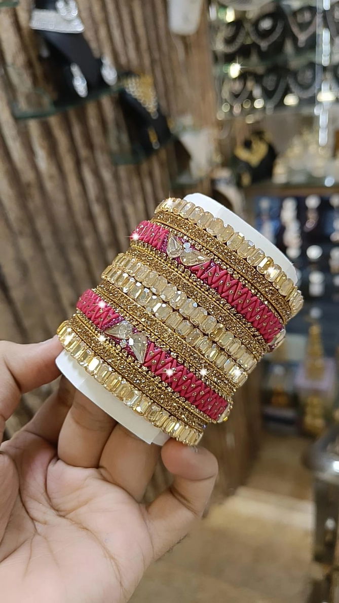 Bridal Wear Zig Zig Mini Bangles Set Wholesale Shop In Surat
